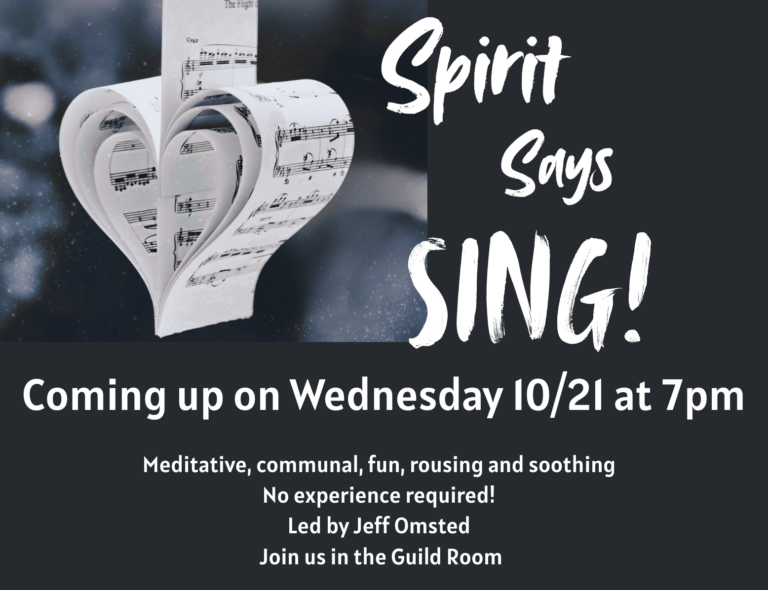Spirit Says Sing!